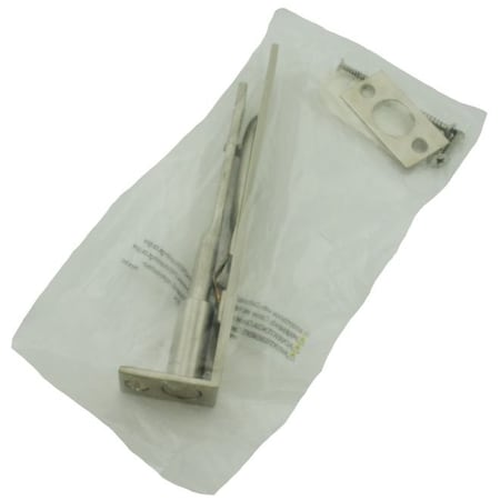 Ives Commercial Solid Brass 6in Manual Flush Bolt Satin Nickel Finish 262B15